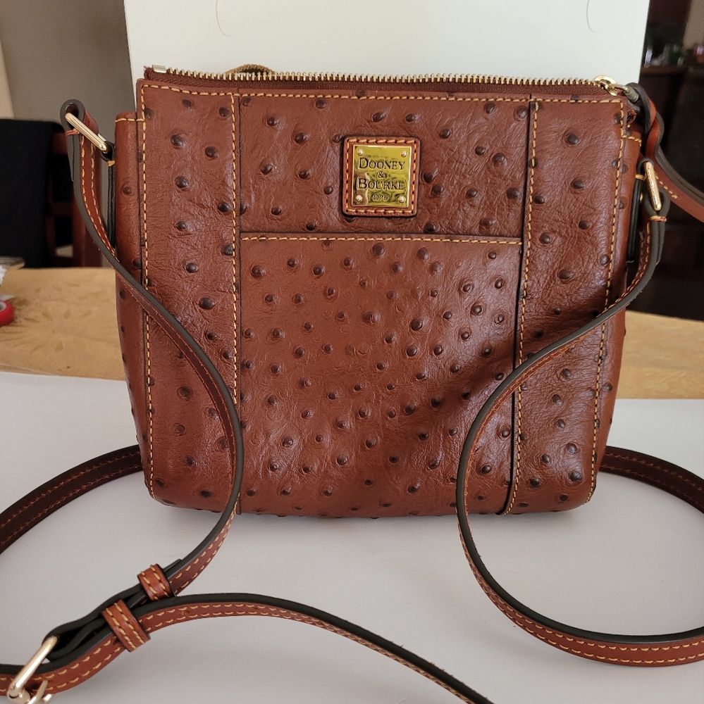 DOONEY & BOURKE OSTRICH CROSSBODY